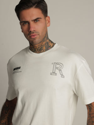 T-SHIRT OVER SIZE White / XXS