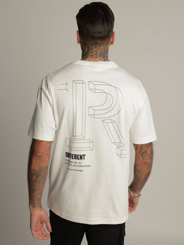 T-SHIRT OVER SIZE White / XXS