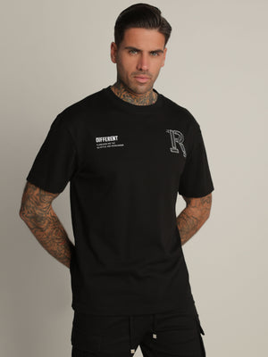 T-SHIRT OVER SIZE Black / XXS