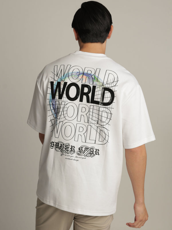 T-SHIRT OVER SIZE White / XXS