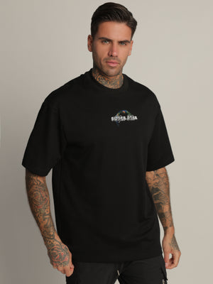 T-SHIRT OVER SIZE Black / XXS