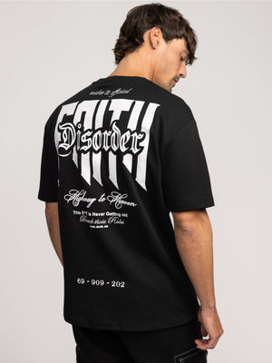 T-SHIRT OVER SIZE Black / XXS