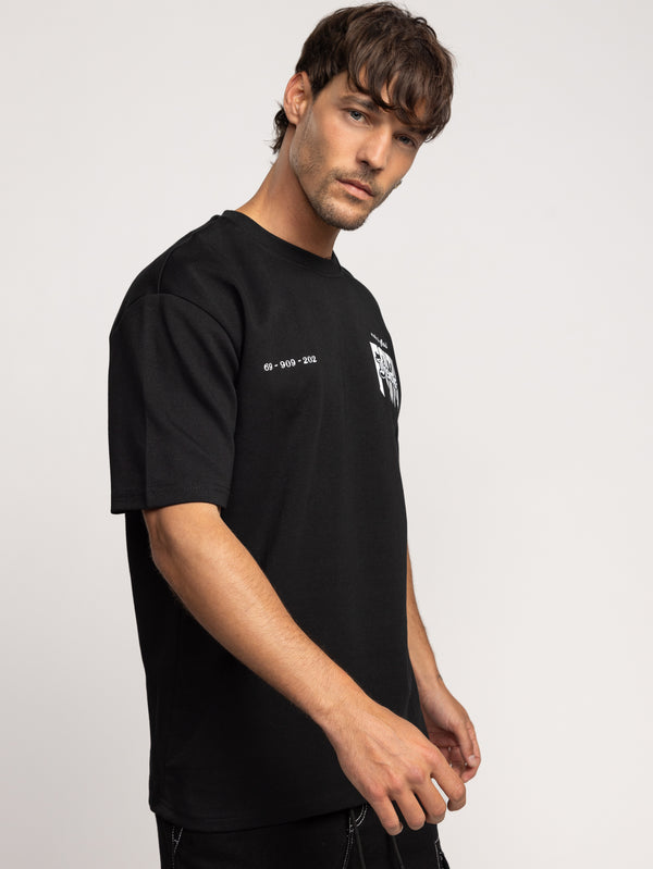 T-SHIRT OVER SIZE Black / XXS