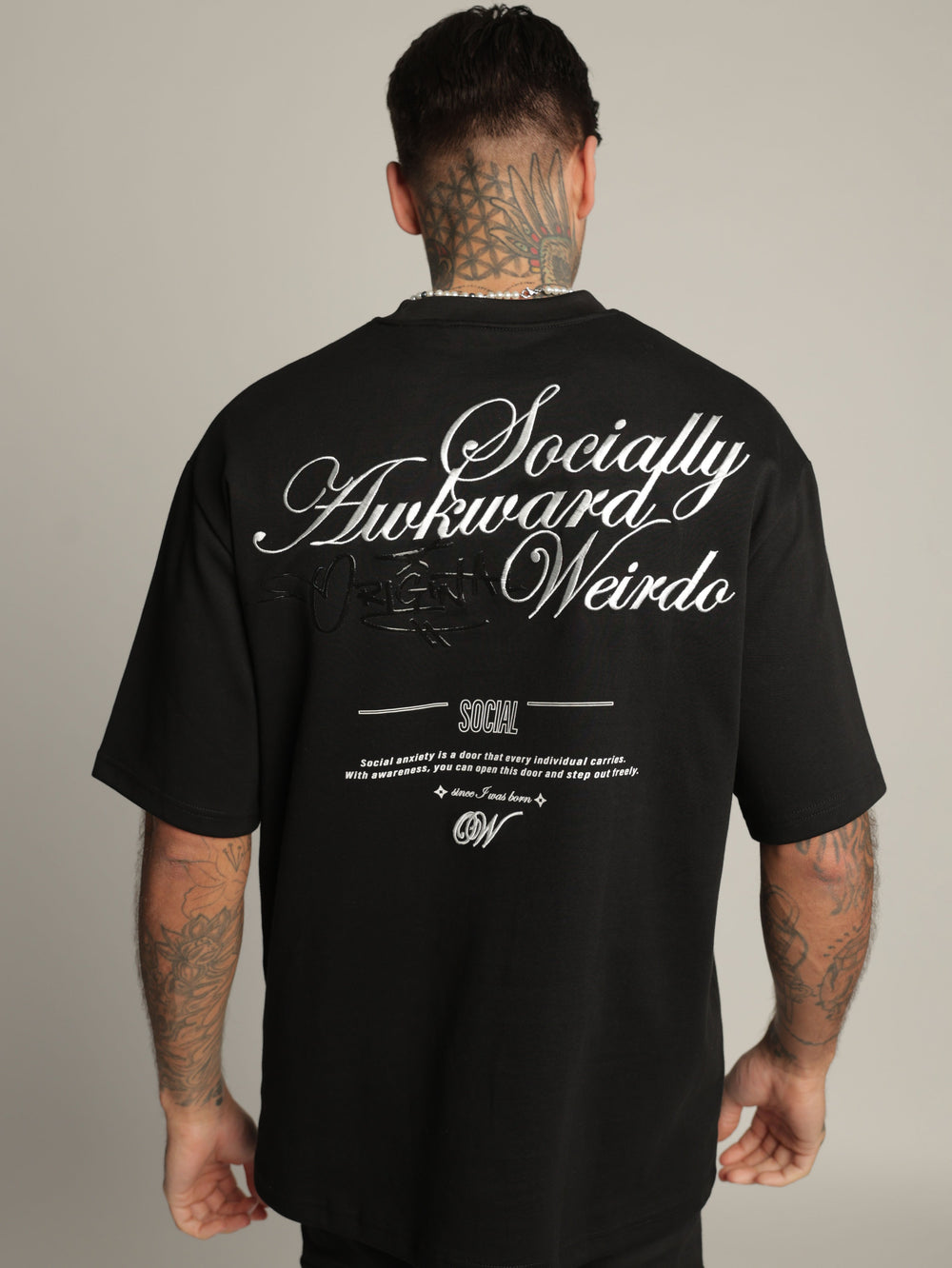 T-SHIRT OVER SIZE Beige / XXS
