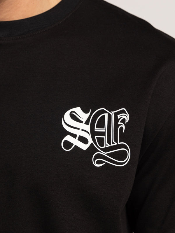 T-SHIRT OVER SIZE Black / XXS
