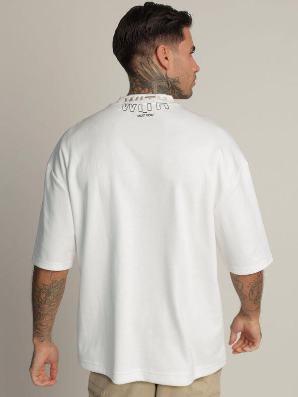 T-SHIRT OVER SIZE White / XXS