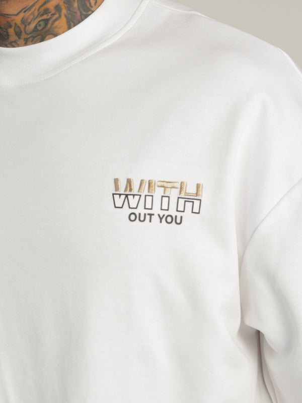 T-SHIRT OVER SIZE White / XXS