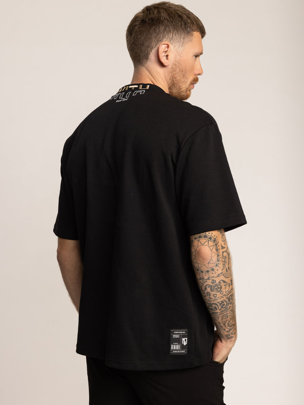 T-SHIRT OVER SIZE Black / XXS