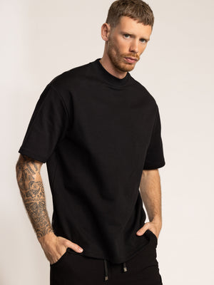 T-SHIRT OVER SIZE Black / XXS