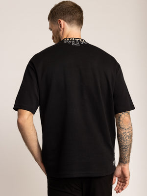 T-SHIRT OVER SIZE Black / XXS