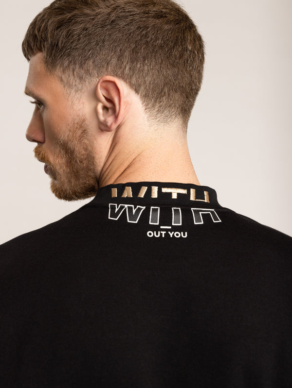 T-SHIRT OVER SIZE Black / XXS