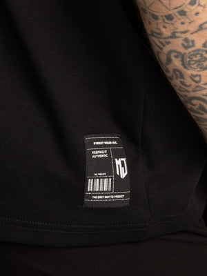 T-SHIRT OVER SIZE Black / XXS