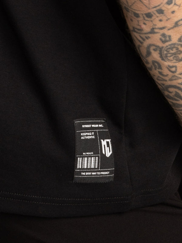 T-SHIRT OVER SIZE Black / XXS