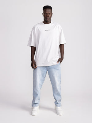 T-SHIRT OVER SIZE Light Gray / XXS