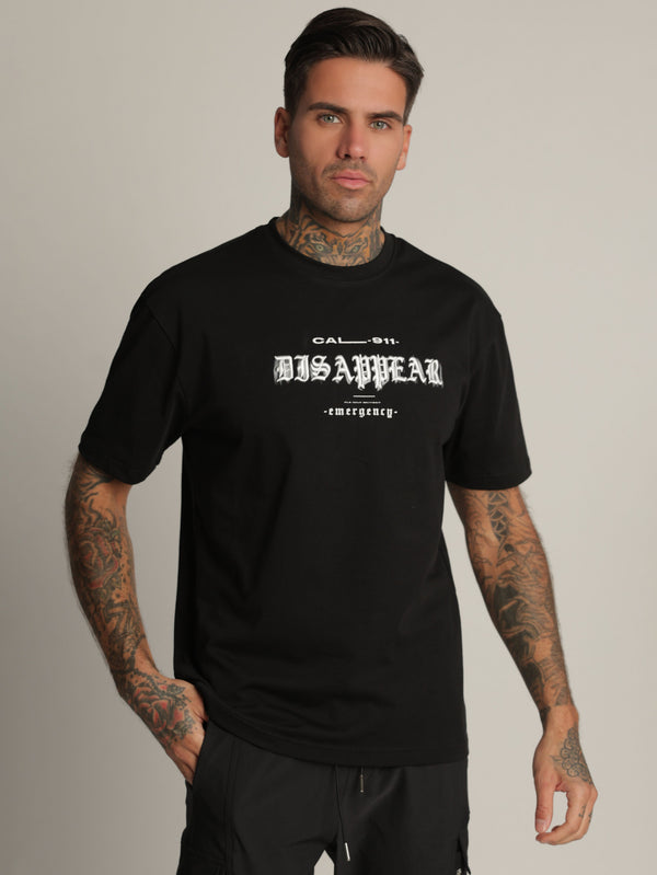 T-SHIRT OVER SIZE Black / XXS
