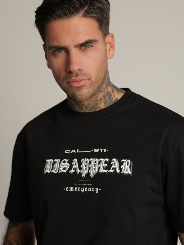 T-SHIRT OVER SIZE Black / XXS