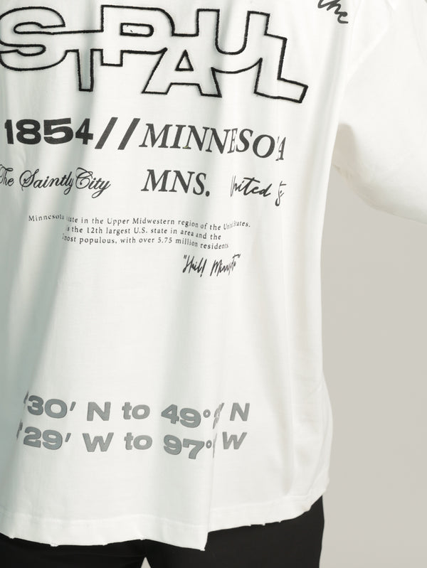 T-SHIRT OVER SIZE White / XXS