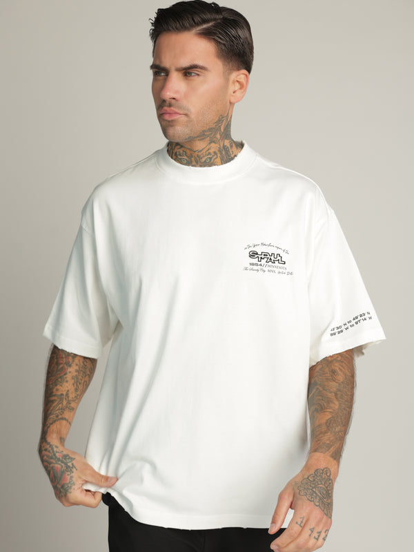 T-SHIRT OVER SIZE White / XXS