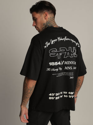 T-SHIRT OVER SIZE Black / XXS