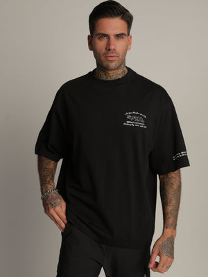 T-SHIRT OVER SIZE Black / XXS