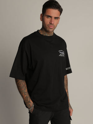 T-SHIRT OVER SIZE Black / XXS
