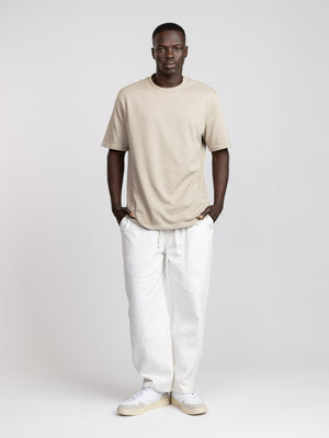 FASHION BASIC T-SHIRT Khaki / XXS