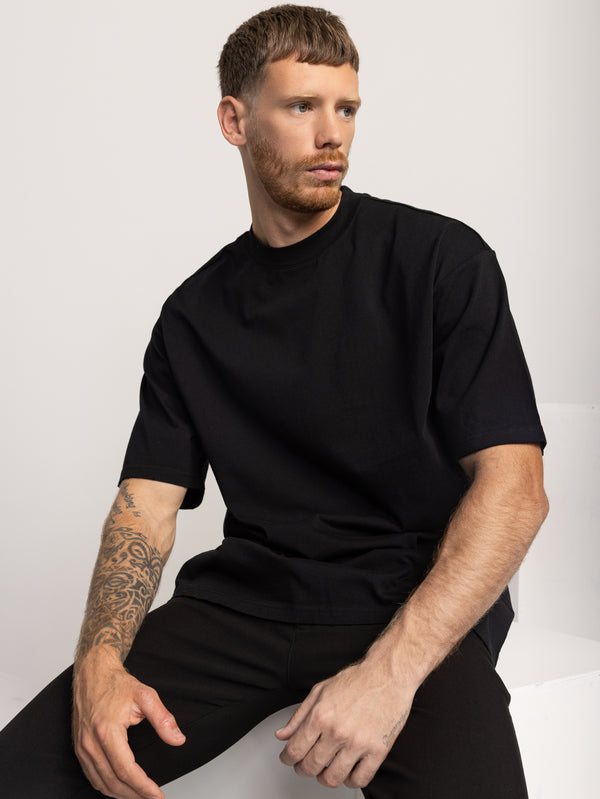 FASHION BASIC T-SHIRT Black / XXS