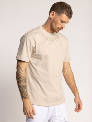 T-SHIRT OVER SIZE Beige / XXS