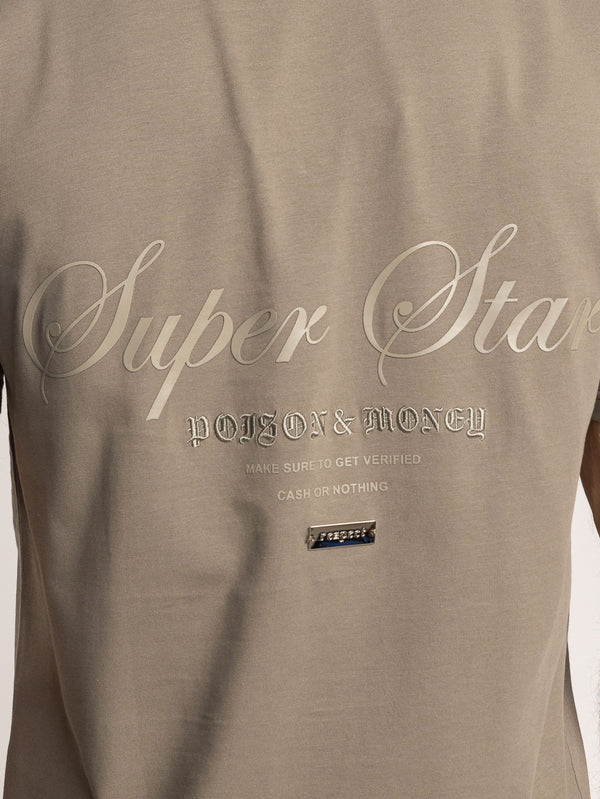 T-SHIRT OVER SIZE Khaki / XXS