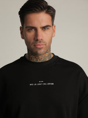 T-SHIRT OVER SIZE Black / XXS