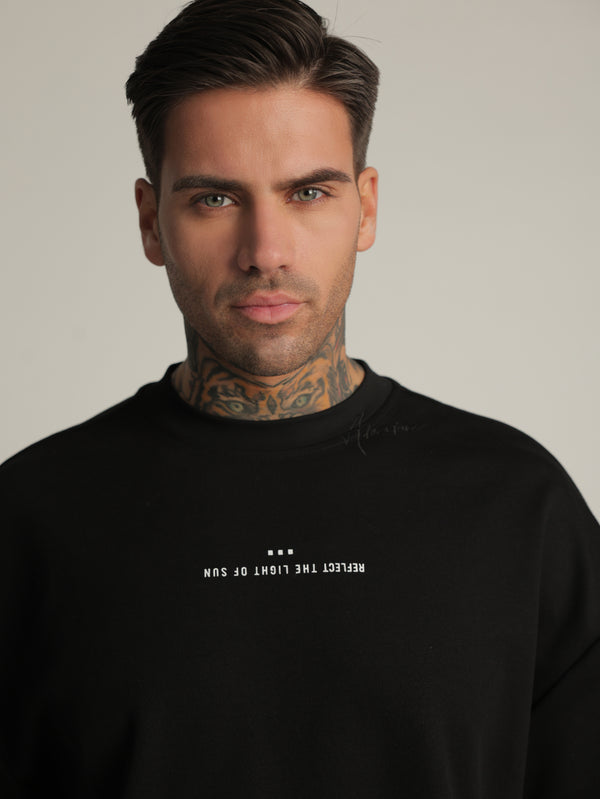 T-SHIRT OVER SIZE Black / XXS