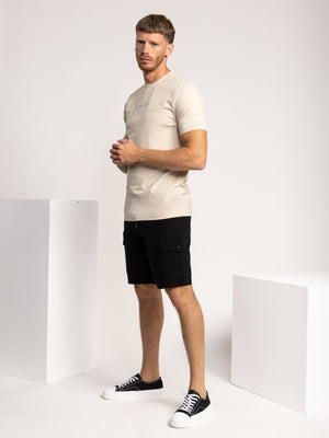 FASHION T-SHIRT Beige / XXS