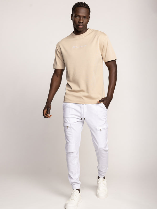 T-SHIRT OVER SIZE Beige / XXS