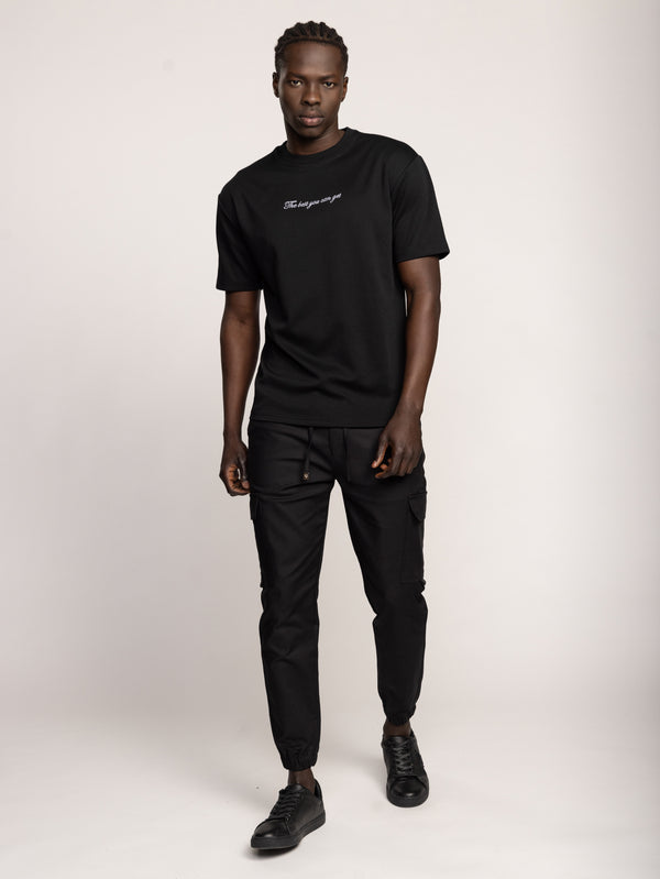 T-SHIRT OVER SIZE Black / XXS