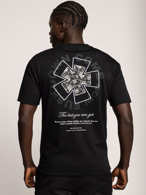 T-SHIRT OVER SIZE Black / XXS