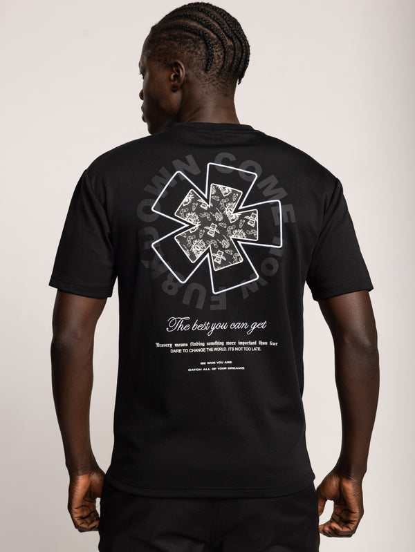 T-SHIRT OVER SIZE Black / XXS