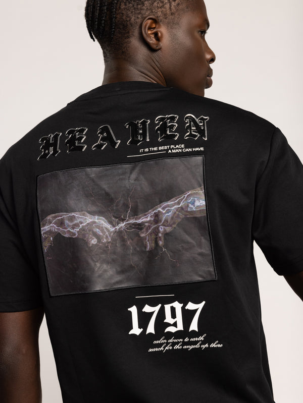 T-SHIRT OVER SIZE Black / XXS