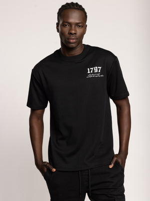 T-SHIRT OVER SIZE Black / XXS