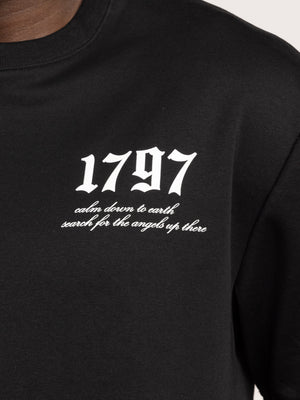 T-SHIRT OVER SIZE Black / XXS
