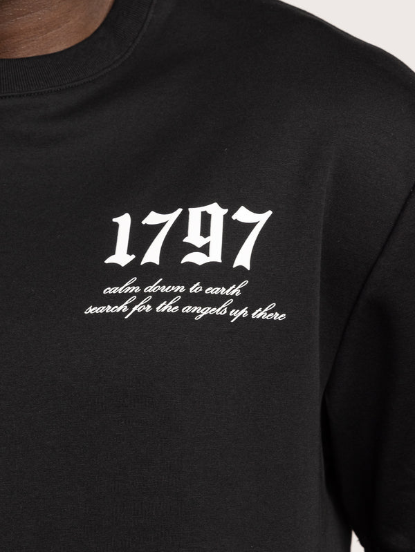 T-SHIRT OVER SIZE Black / XXS