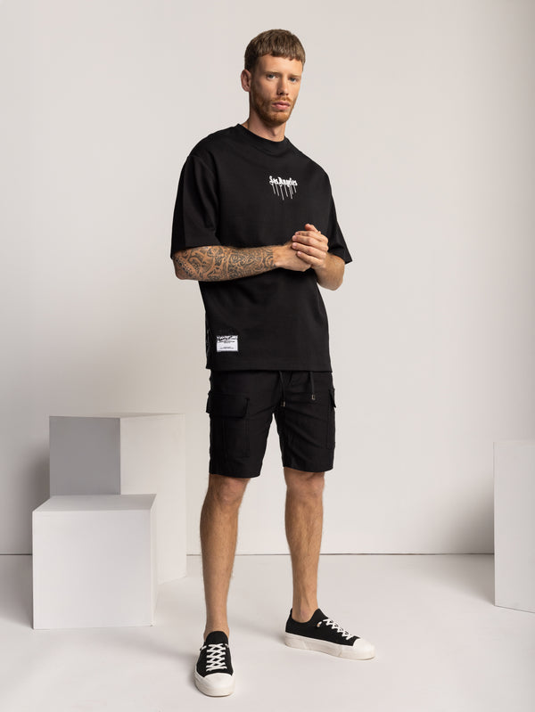 T-SHIRT OVER SIZE Black / XXS