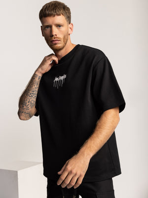 T-SHIRT OVER SIZE Black / XXS