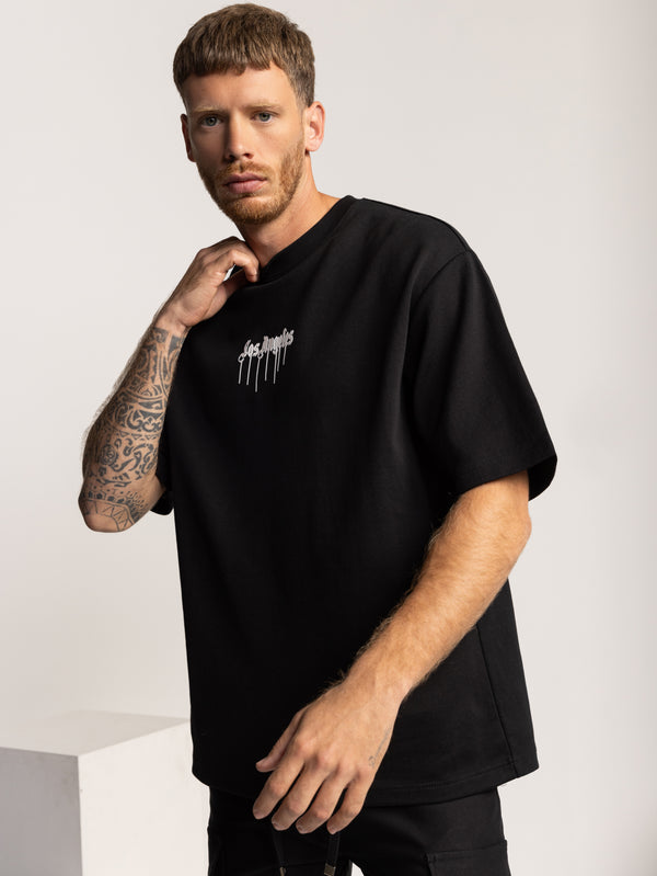 T-SHIRT OVER SIZE Black / XXS