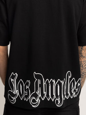 T-SHIRT OVER SIZE Black / XXS