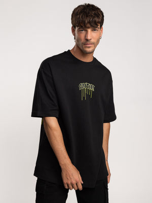 T-SHIRT OVER SIZE Black / XXS
