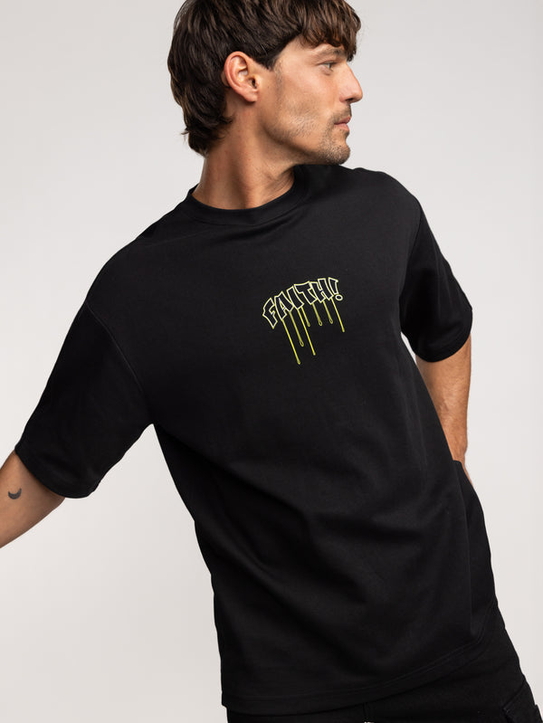 T-SHIRT OVER SIZE Black / XXS
