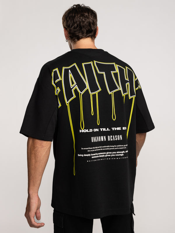 T-SHIRT OVER SIZE Black / XXS