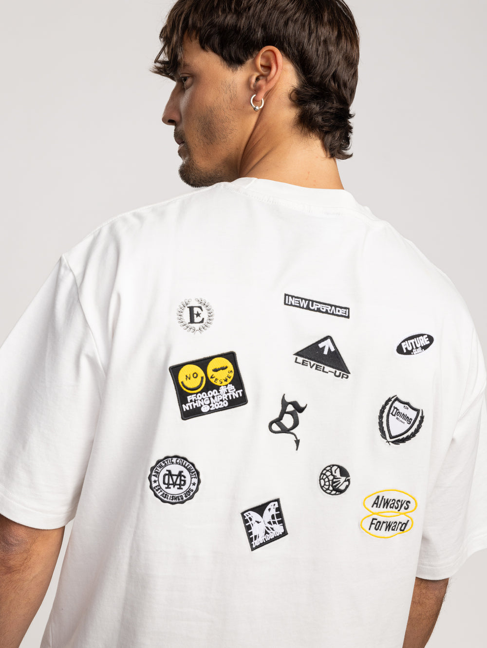 T-SHIRT OVER SIZE White / XXS