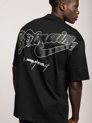 T-SHIRT OVER SIZE Black / XXS