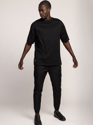T-SHIRT OVER SIZE Black / XXS